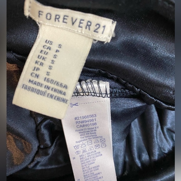 Forever 21 Womens Juniors Size Small Midnight Black Blue Lace Fairy Mini Skirt - Picture 5 of 6